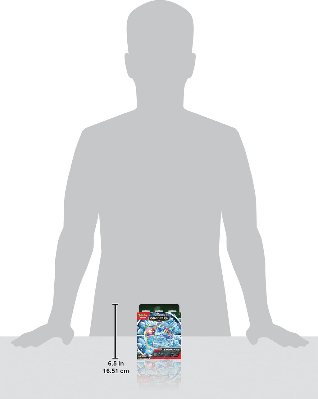 Pokémon-Sammelkartenspiel: Deluxe-Kampfdeck Bailonda-ex (sofort spielbares Deck mit 60 Karten & Zubehör)