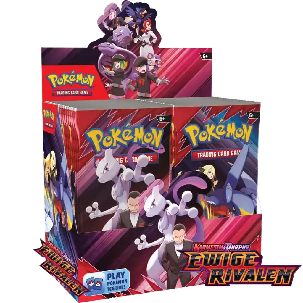 Pokémon Sammelkartenspiel - KP10 Karmesin und Purpur - Ewige Rivalen, Booster Display 36 Boosterpacks